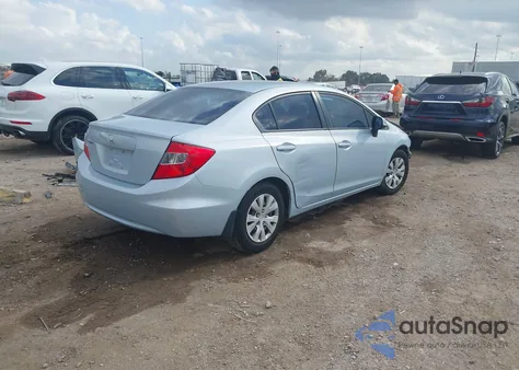 2012 Honda Civic Lx from USA, damaged, VIN 2HGFB2F52CH566259
